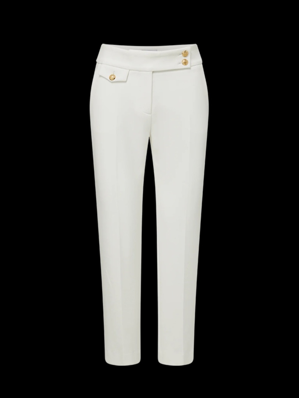 NWT Veronica Beard Renzo Crest Button Pant Size 4